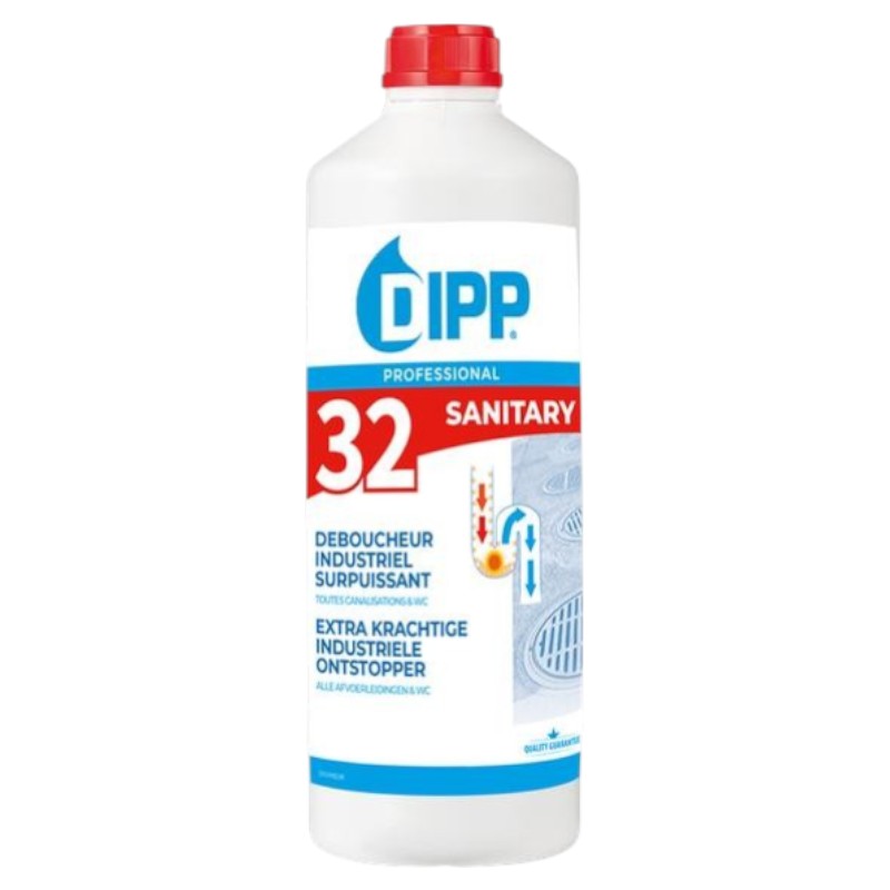 DIPP n° 32 - Hochleistungsfähiger industrieller Abflussreiniger - 1L